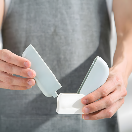 Plastic Rice Spoon With Holder